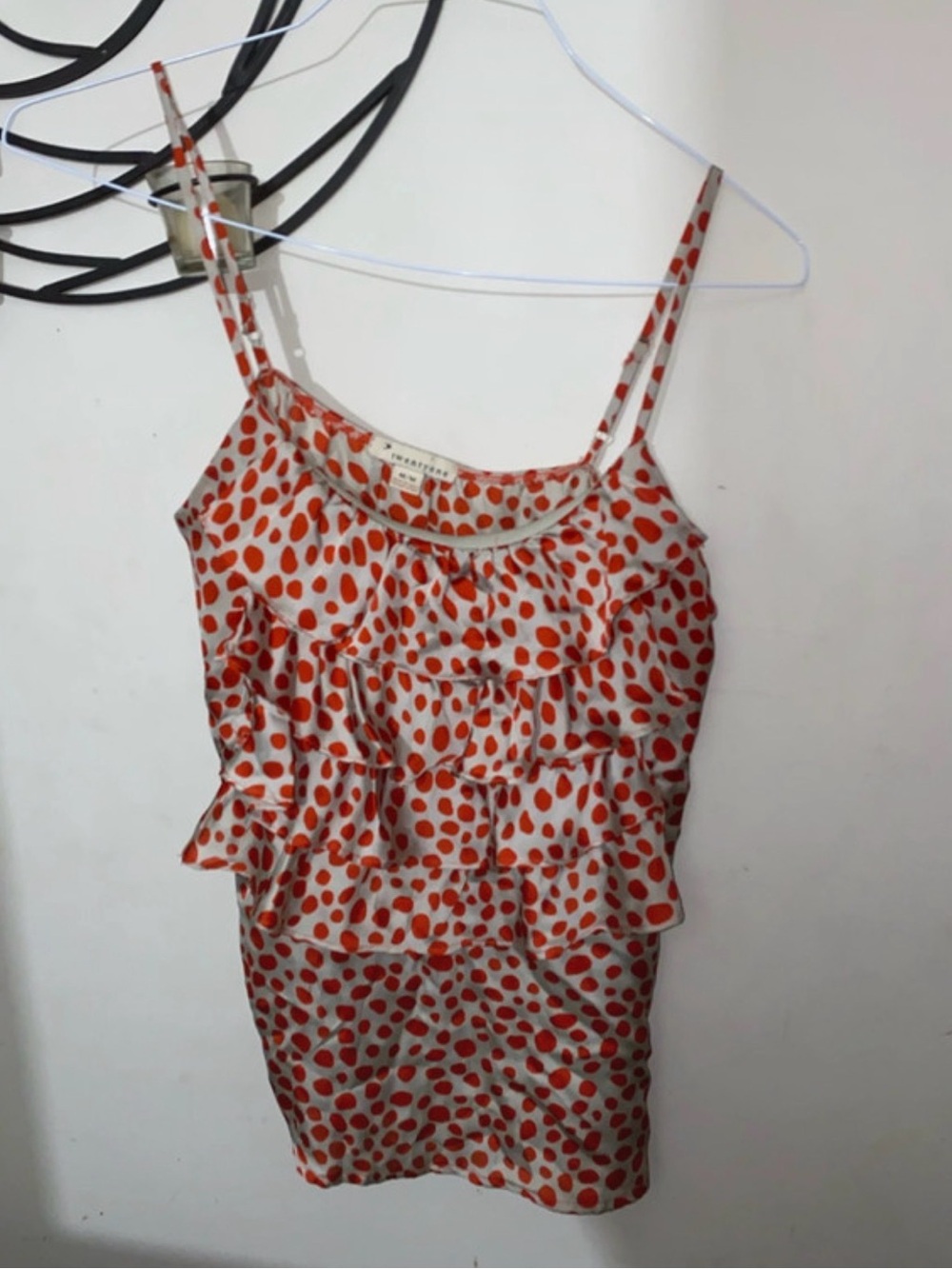 Twenty one, red polka dot tank top